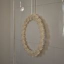 DBKD PAPER FLAKE WREATH - white