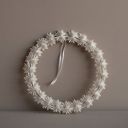 DBKD PAPER FLAKE WREATH - White