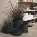 DBKD PLANT POT large, 2 seta - black