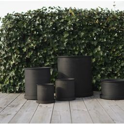 DBKD PLANT POT large, 2 seta - black