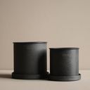 DBKD PLANT POT small, 2 seta - black