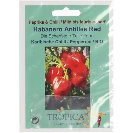 TROPICA Organic Antilles Red Habanero - 10 Seeds