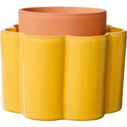 Pepin Paula - Self-watering pot - Yellow mustard