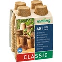 Romberg 48 Ronde Zaadpotjes - 8 cm  - 48 stuks