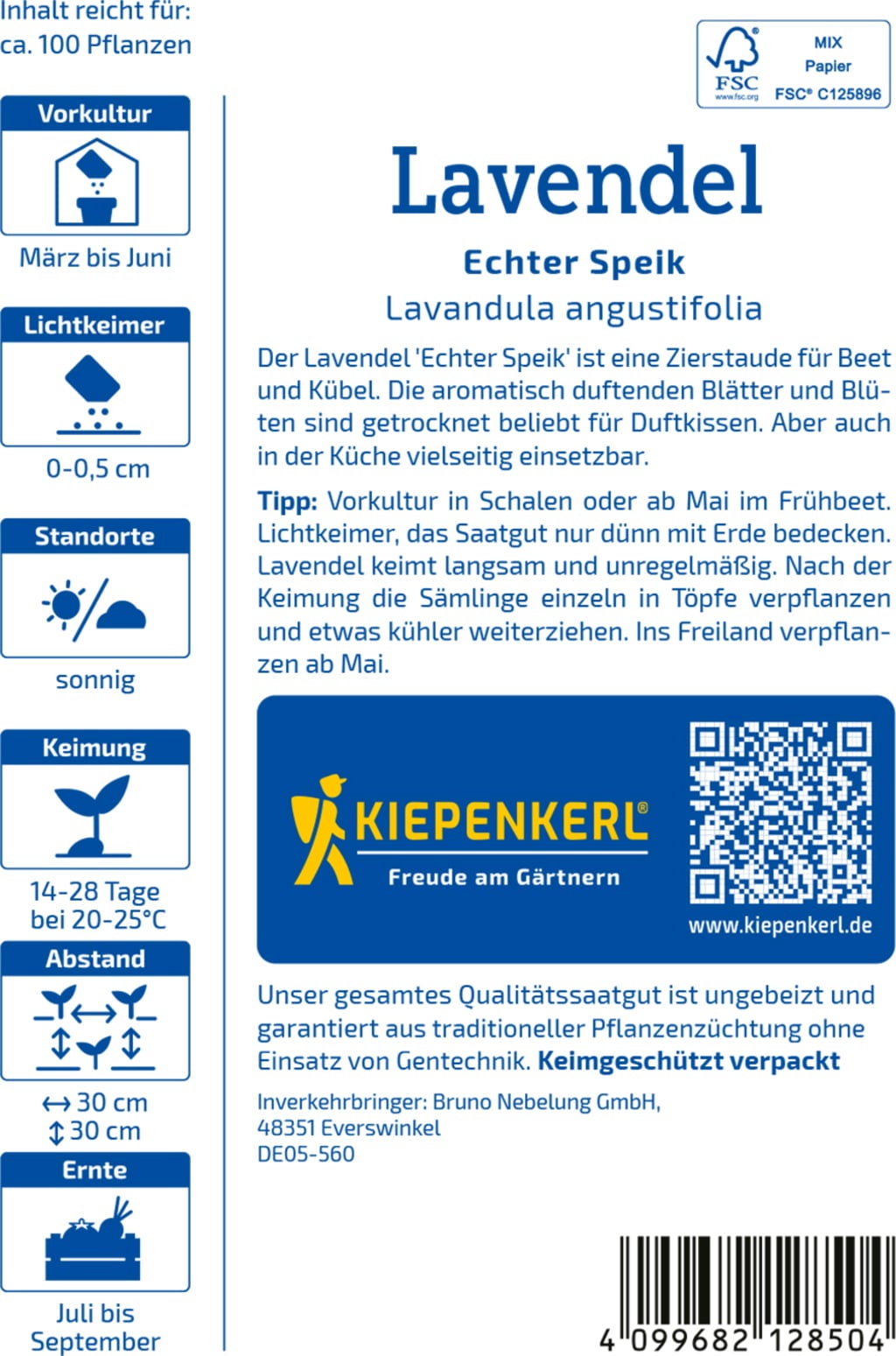 Kiepenkerl Lavender - 1 Pkg