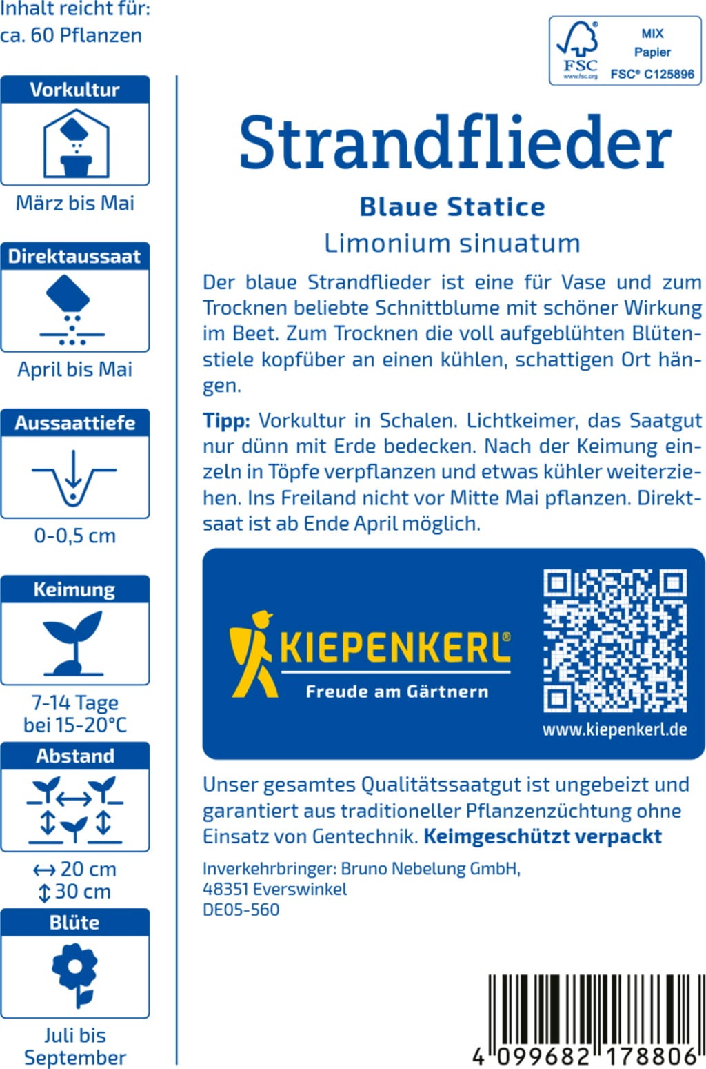 Kiepenkerl Mrežica Statice - 1 pkt.