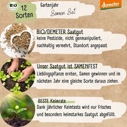 LOVEPLANTS Demeter Gartenjahr Samen Set - 1 Set