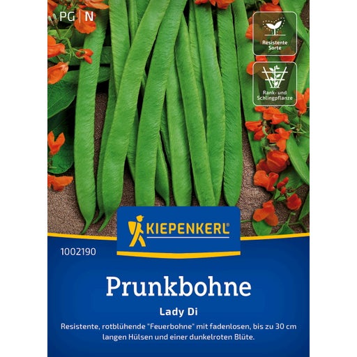 Kiepenkerl Laški fižol "Lady Di" - 1 pkt.