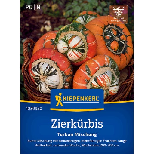Kiepenkerl Zierkürbis Turban Mischung - 1 Pkg