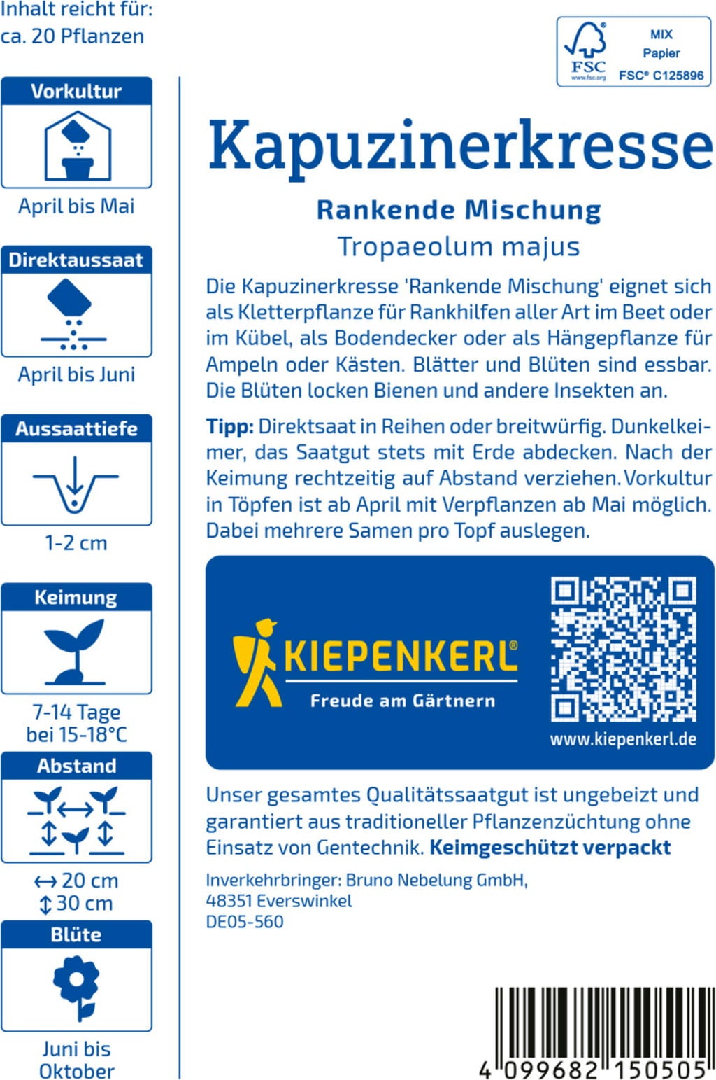 Kiepenkerl Indiankrasse 