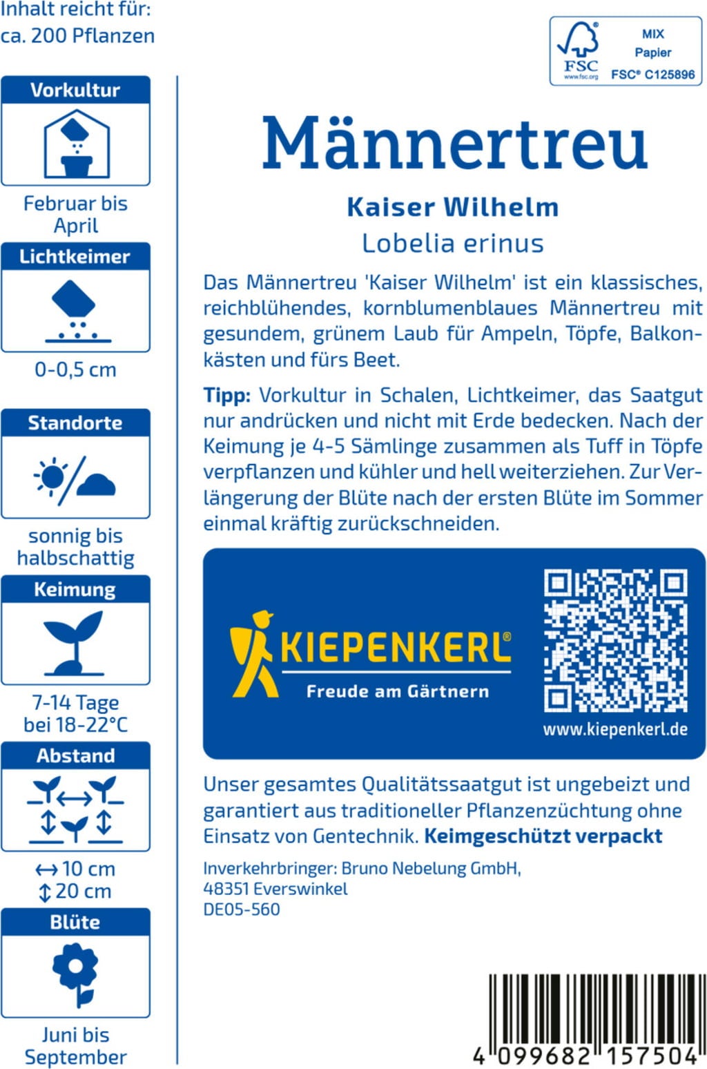 Kiepenkerl Männertreu 