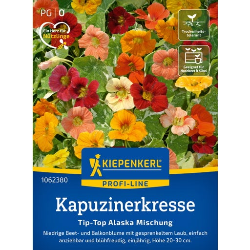 Kapuzinerkresse "Tip-Top Alaska-Mischung" - 1 Pkg