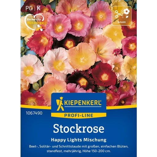 Kiepenkerl Hollyhock "Happy Lights" - 1 Pkg