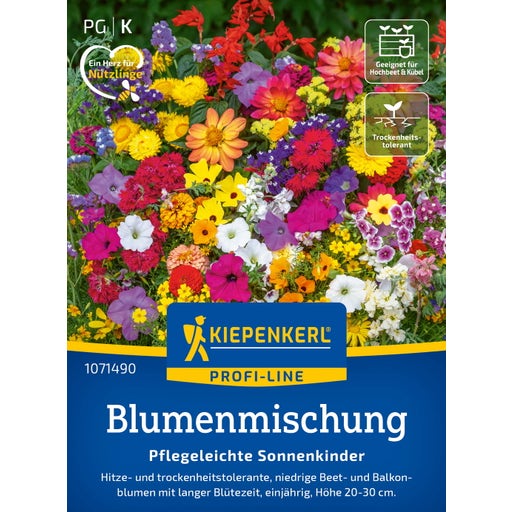 Balkonkasten-Blumenmischung "Pflegeleichte Sonnenkinder" - 1 Pkg
