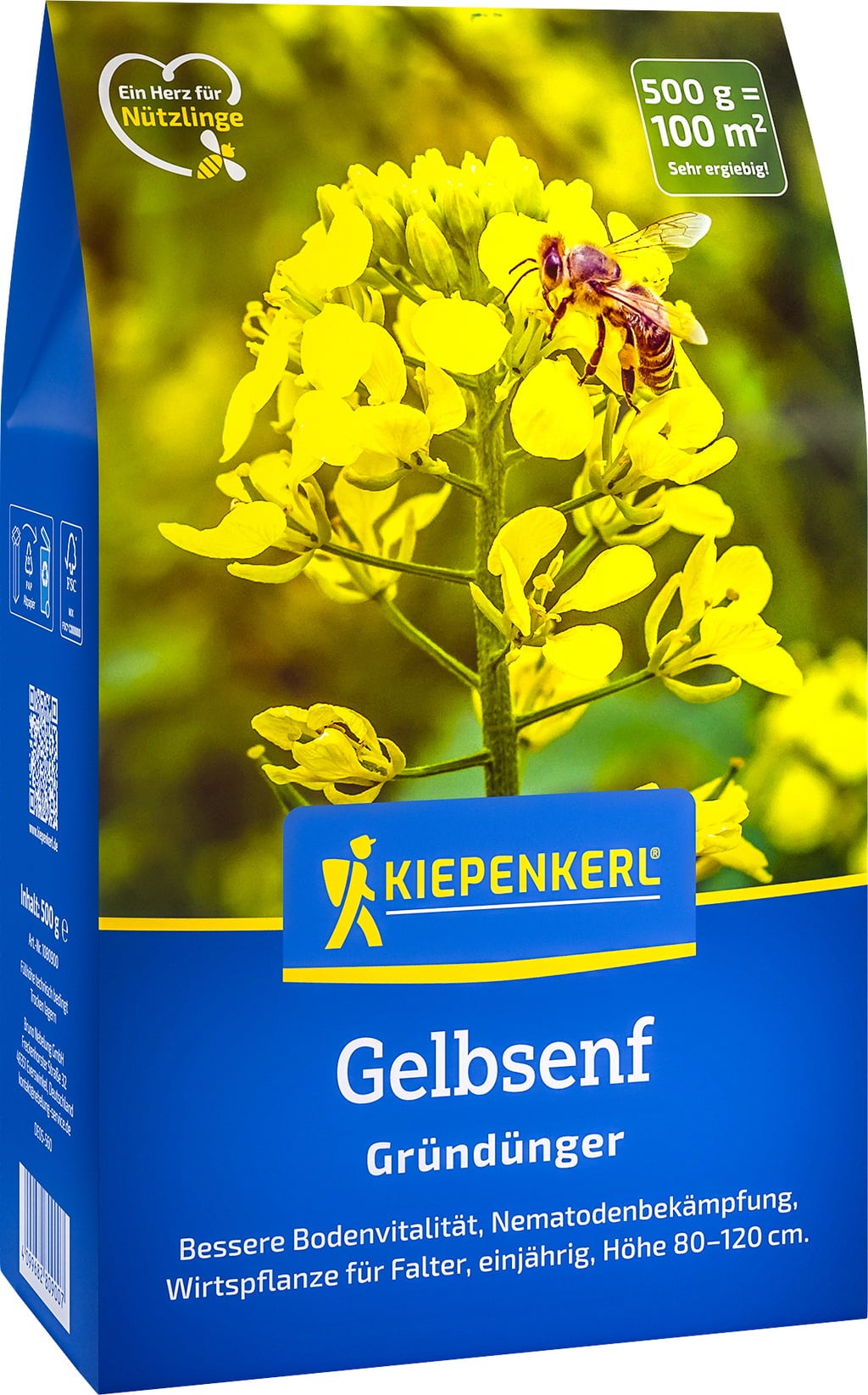 Green Manure - Yellow Mustard, 500 grams