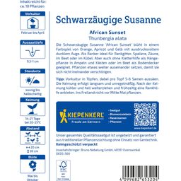 Kiepenkerl Schwarzäugige Susanne African Sunset - 1 Pkg