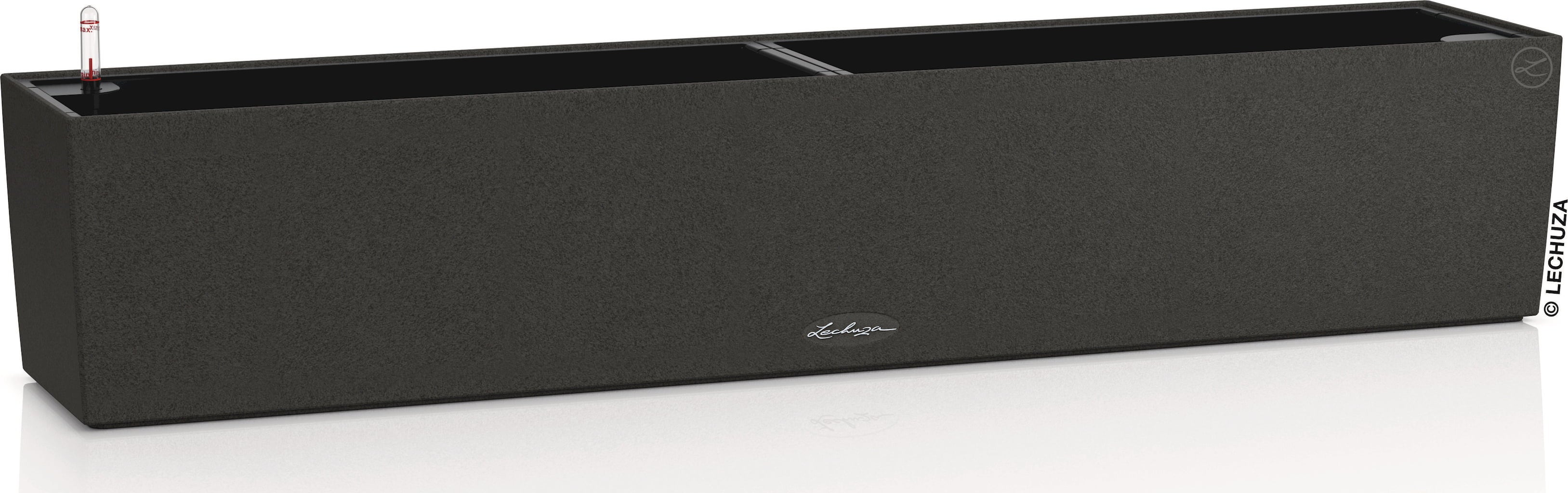 Lechuza Planteringskärl BALCONERA Stone 100 - grafitsvart