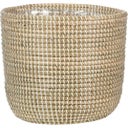 Scheurich Seagrass Planter - White - Ø 24 cm