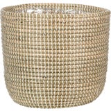 Scheurich Seagrass Planter - White