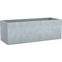 Scheurich C-Cube Long Planter - Stony Grey - 80 cm