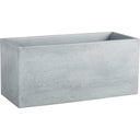 C-Cube Long Planter - Stony Grey, 60 cm