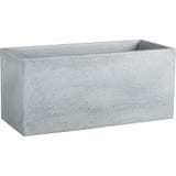 Scheurich C-Cube Long Planter - Stony Grey