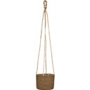 Scheurich Hanging Planter - Seagrass - 17 cm - Brown