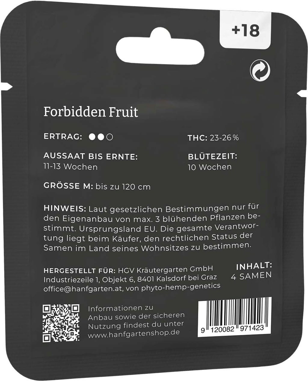 Cannabis Samen - Forbidden Fruit | Feminisiert - 1 Pkg