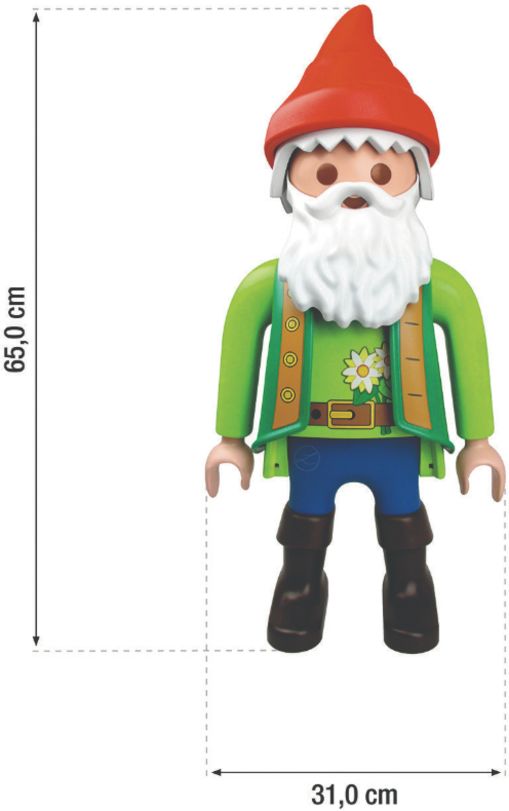 Lechuza Mega figura - vrtni palček Paula
