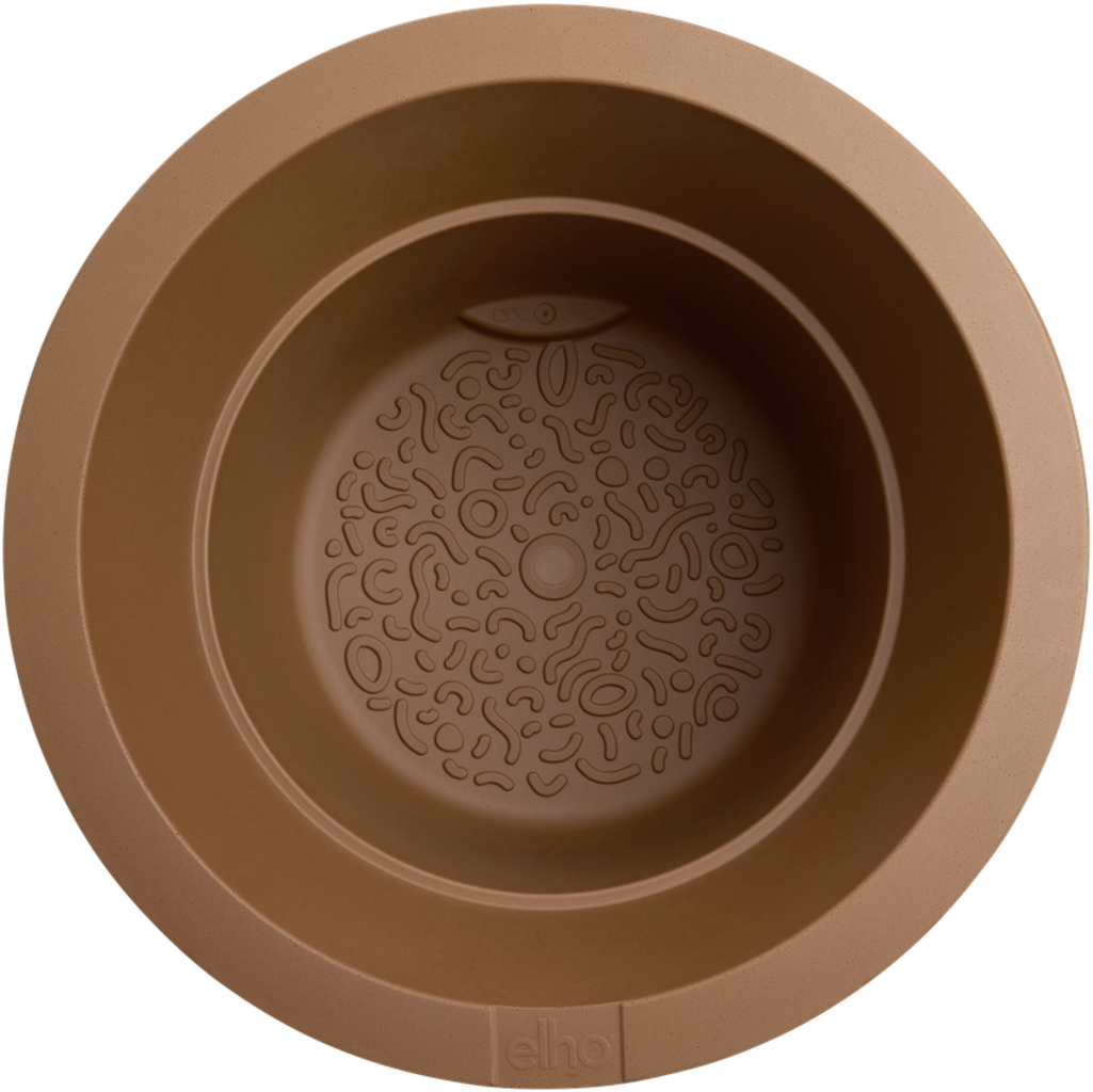 elho amber grail Planter 40 cm - Caramel