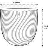 elho Kulat&yacute; květin&aacute;č &bdquo;sereh&ldquo; 39 cm
