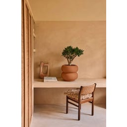 Nízká pěstební nádoba „amber roll“ Ø 43 cm - Caramel