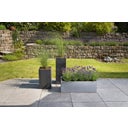 Scheurich C-Cube Long Planter - Stony Grey - 60 cm