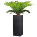 Scheurich C-Cube High Planter - Stony Black - H 70