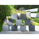 Scheurich C-Cube Planter - Stony Grey - 30