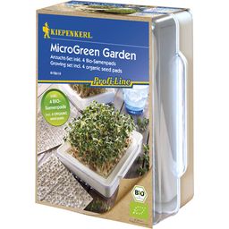 Kiemgroente MicroGreen Garden Starter Set incl. 4 BIO Zaadschijven