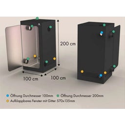 Caluma Growbox Komplettset L
