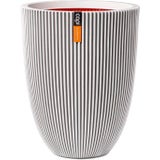 Capi Planter Elegant low "Groove", 46 x 58 cm