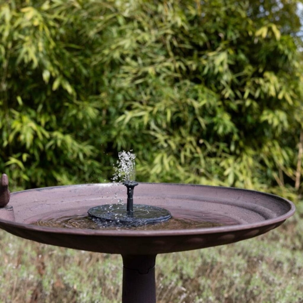 Esschert Design Statuetta Uccello In Ghisa Per Giardino - Marrone, 10,3x8,5x8,8 Cm, Arredo Esterni