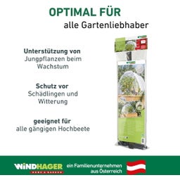 Windhager Hochbeet Tunnelbogen Komplettset - 1 Set