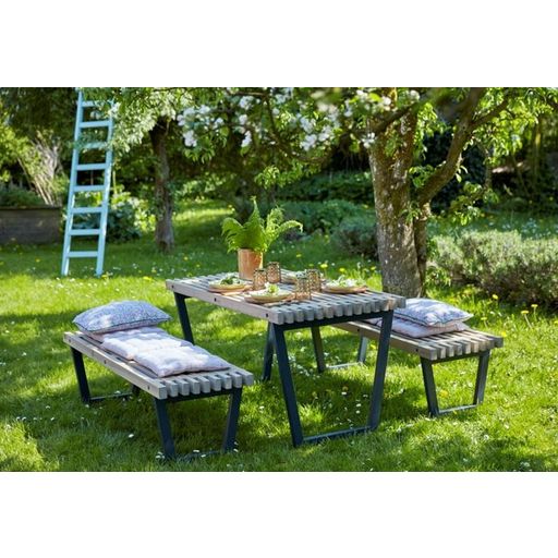 SIESTA Furniture Set, Table and 2 Benches - 1 Set
