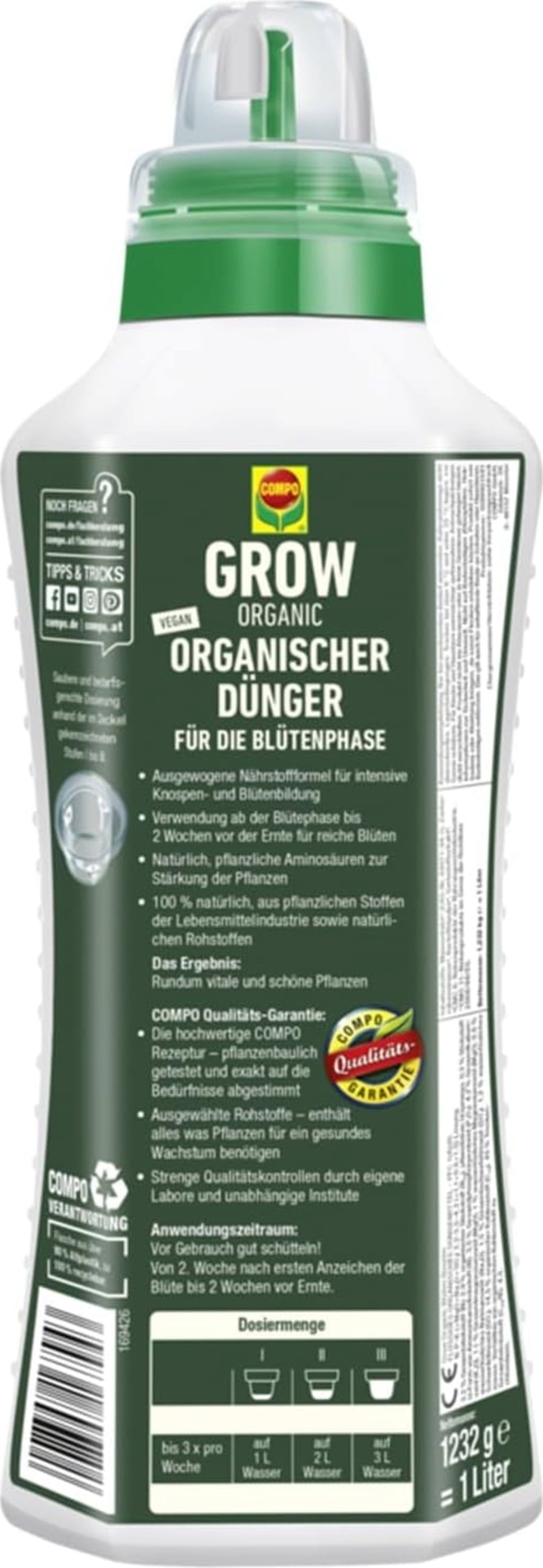 Compo Engrais Spécial Grow Organic - Floraison