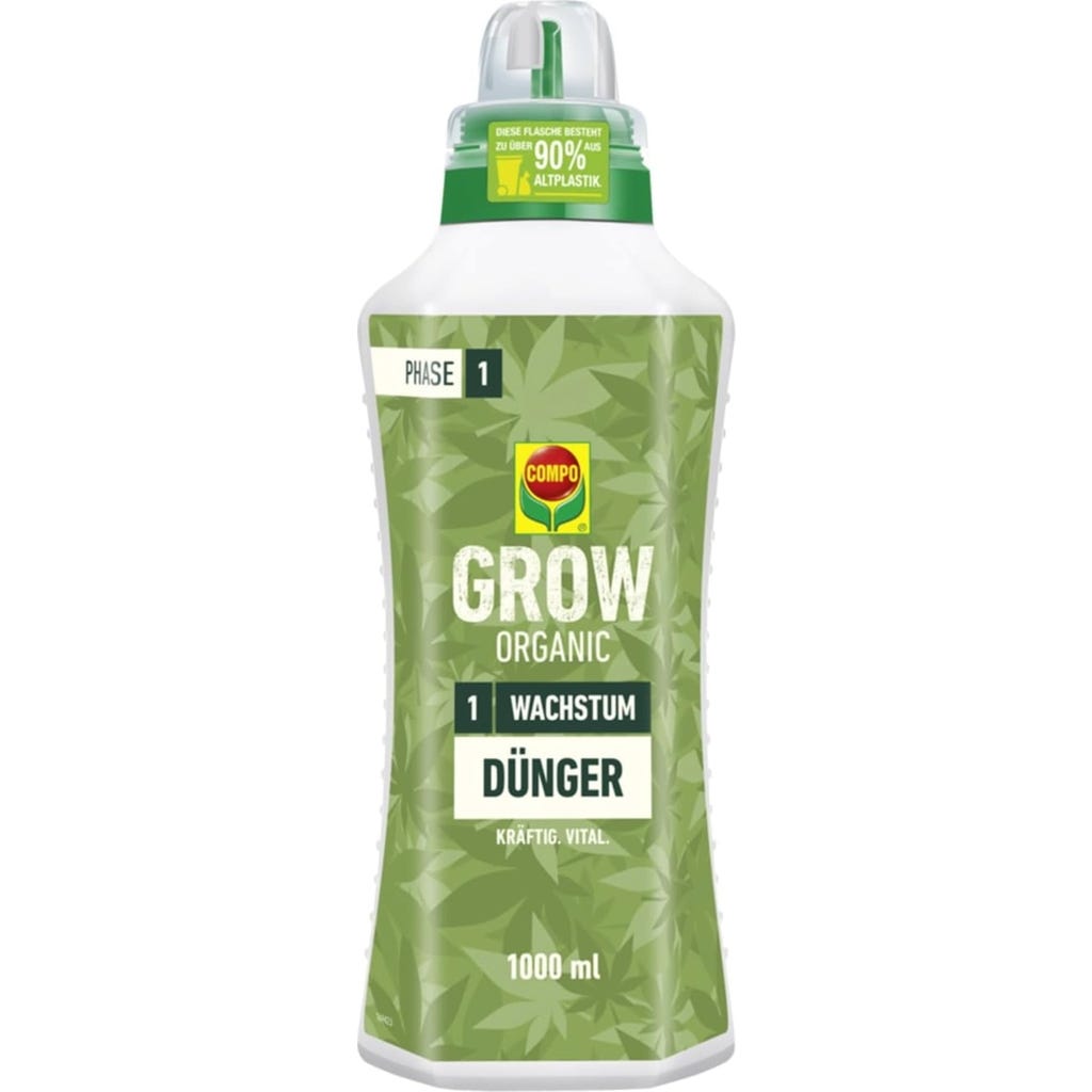 COMPO Grow Organic Spezialdnger - Wachstum, 1 Liter - Bloomling Deutschland