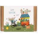 Caja Pequeña de Regalo con Bolas de Semillas - Happy New Home - 