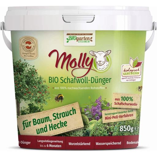 Molly BIO gnojilo iz ovčje volne za drevesa, grmičevje in žive meje