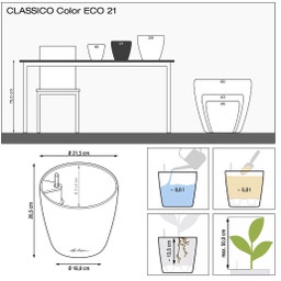 Lechuza CLASSICO Color 28 Planter