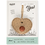 Pendentif Bombes à Graines sur Carte Celebrate