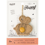 Blossombs Samenbomben-Anhänger auf Celebrate-Karte