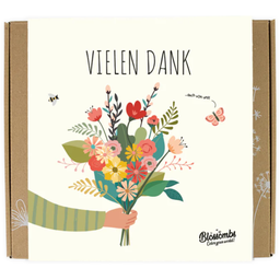 Blossombs Zaadbommen Cadeaubox -  Vielen Dank! - Medium