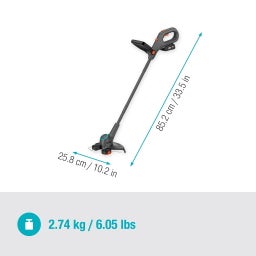 Snoerloze Grastrimmer - EasyTrim 25/18V P4A, Gebruiksklare Set